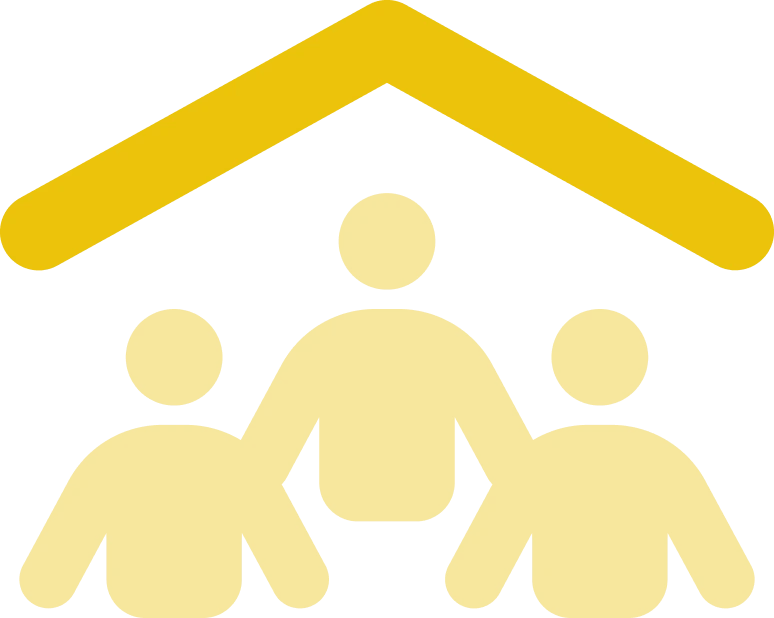 people under one roof